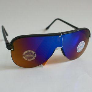 True Vintage 1pc lens semi-rimless Sports Aviator